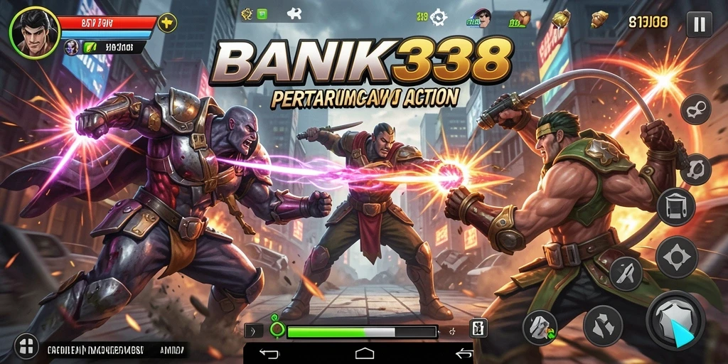 Tampilan gameplay seru dari BANK338 dengan aksi mendebarkan.