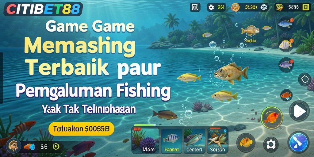 Screenshot gameplay CITIBET88 yang menampilkan suasana memancing yang seru.