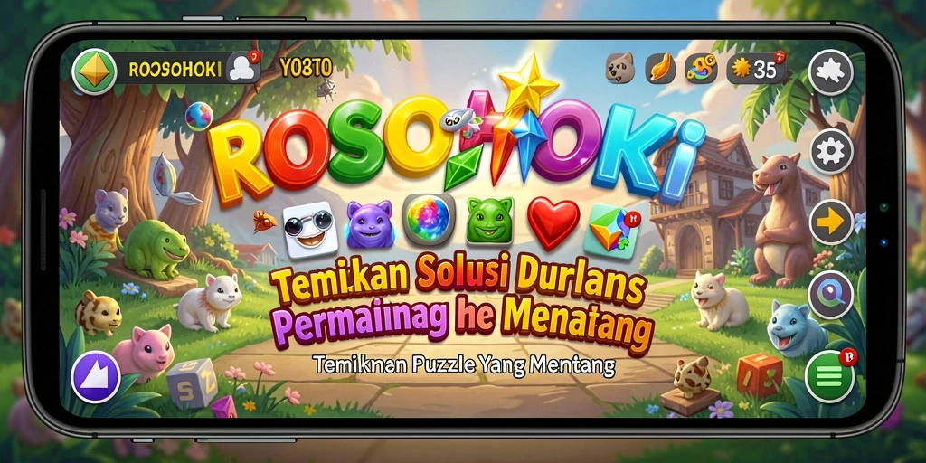 Tampilan gameplay ROSOHOKI yang menantang dan mengasyikkan.