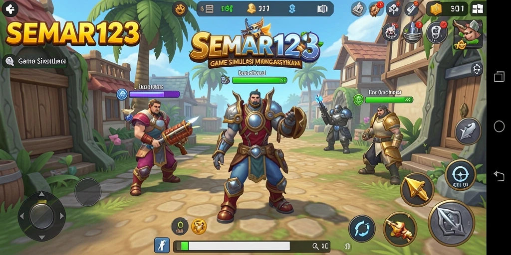 Tangkapan layar gameplay SEMAR123 yang menunjukkan skenario simulasi yang menarik.