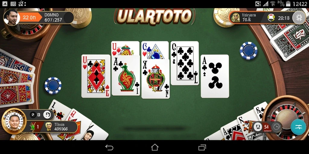 Tampilan gameplay seru dari ULARTOTO dengan pemain yang bersaing.