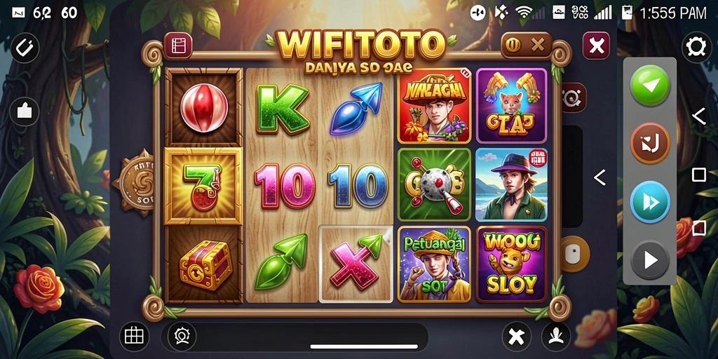 Tampilan menarik dari gameplay WIFITOTO yang menggabungkan strategi dan slot.